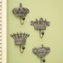 Regent's Crown Hooks - Set of 4 alternate image