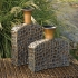 Liana Reptilian Angular Bottles - Set of 2 alternate image