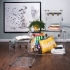 Preston Acrylic Coffee Table and Accent Trunks - Set of 3 alternate image