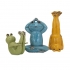 Yoga Frog Statuaries - Set of 3  alternate image