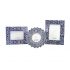Lucenda Blue and White Ceramic Frames - Set of 3  alternate image