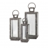View Homestead Metal Lanterns - Set of 3