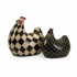 Herrick Black and White Chickens - Set of 2  alternate image