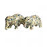 View IK Gervaiso Hand Painted Elephants - Set of 2