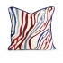 View IK Bahari Multi-Color Embroidered Linen Pillow w/Down Fill