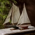 Antiqued Sailing Vessels - Set of 2 alternate image