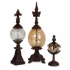 Glass and Metal Finials - Set of 3  alternate image