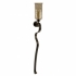 View Large Scroll Base Wall Sconce with Brown Luster Glass