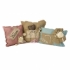 Shaw Burlap Pillows - Set of 3
