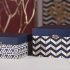 Nora Navy and Gold Boxes - Set of 2 alternate image