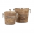 View Makana Wood Bar Buckets - Set of 2