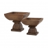 Julian Wood Pedestal Bowls - Set of 2  alternate image