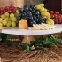 Poppy Marble and Wood Cake Stand alternate image